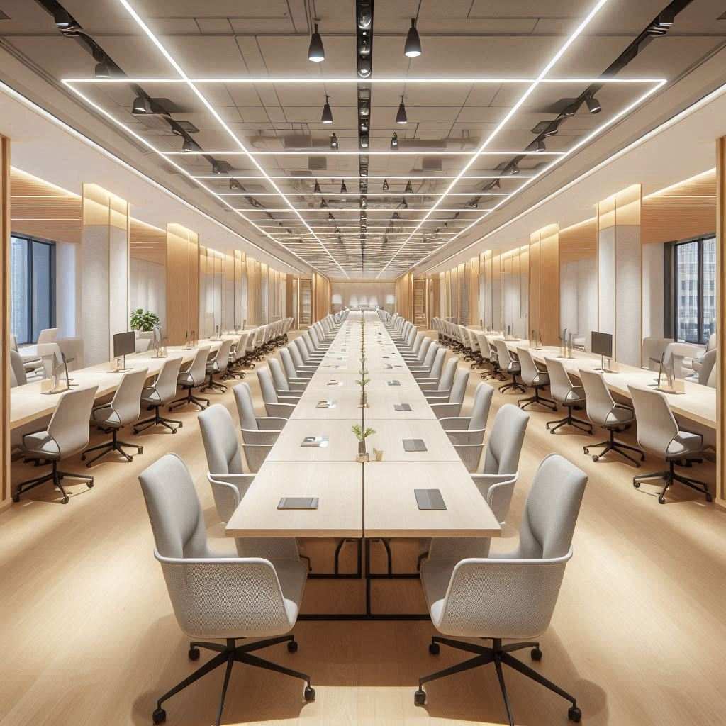 办公区局部施工期间数据团队如何保持写字楼办公办公区照明舒适度的信息一致